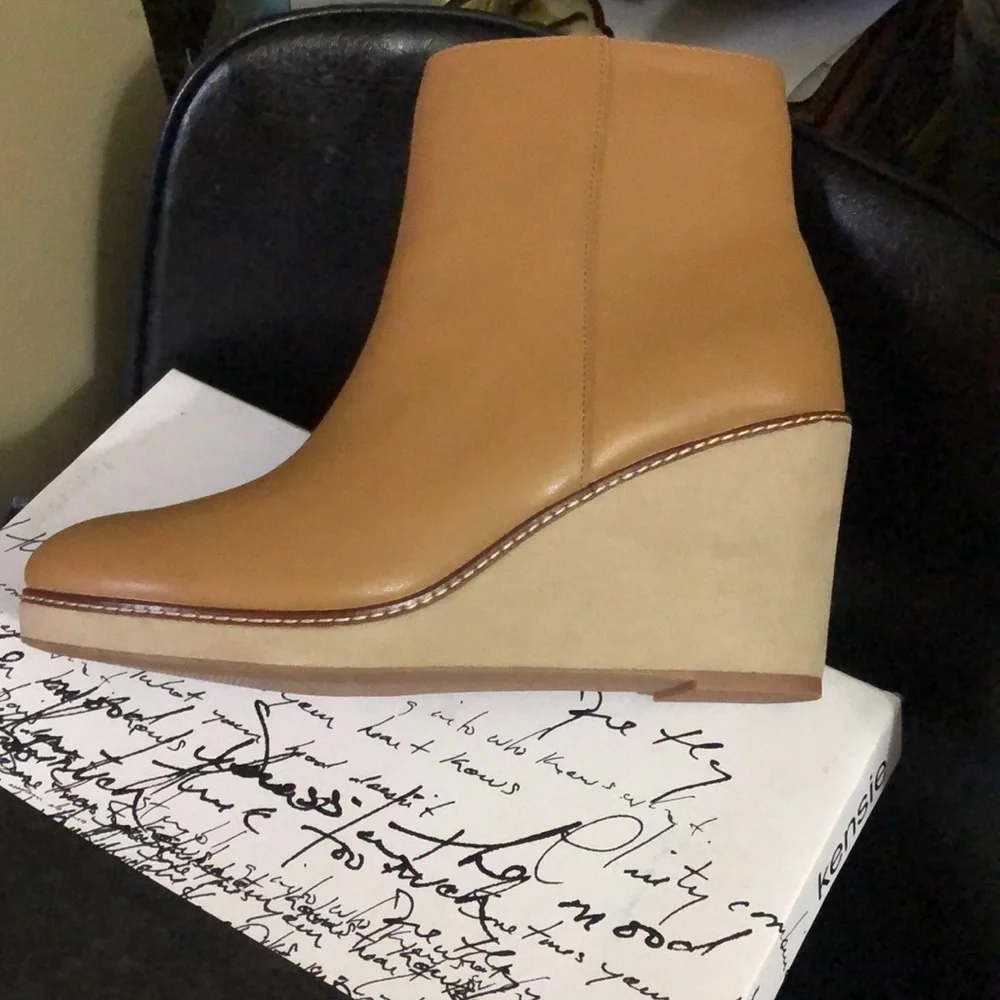 Kensie Hatley Wedge Bootie